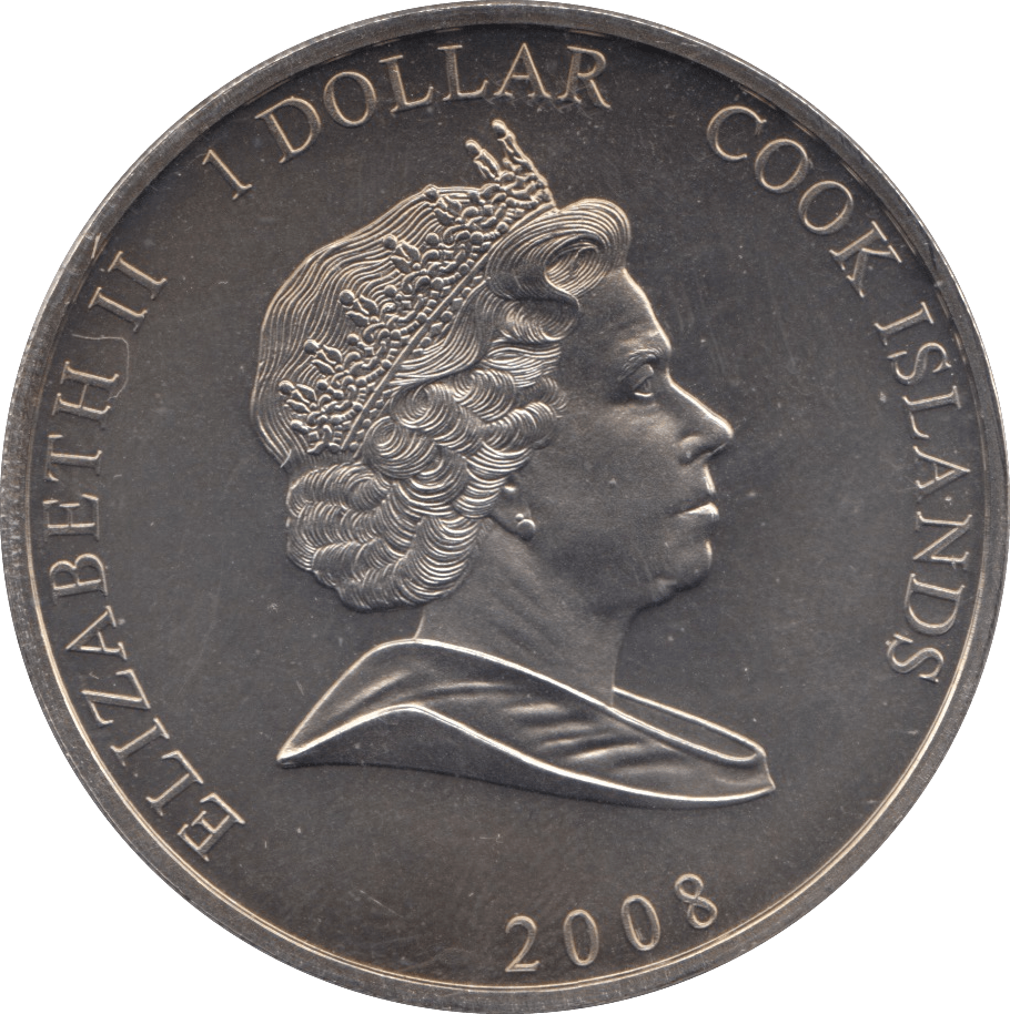 2007 ONE DOLLAR COOK ISLANDS F610 - WORLD COINS - Cambridgeshire Coins