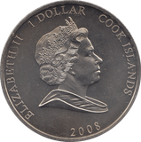 2007 ONE DOLLAR COOK ISLANDS F610 - WORLD COINS - Cambridgeshire Coins