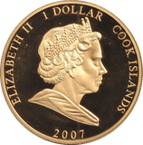 2007 ONE DOLLAR COOK ISLANDS PRINCESS DIANA - WORLD COINS - Cambridgeshire Coins