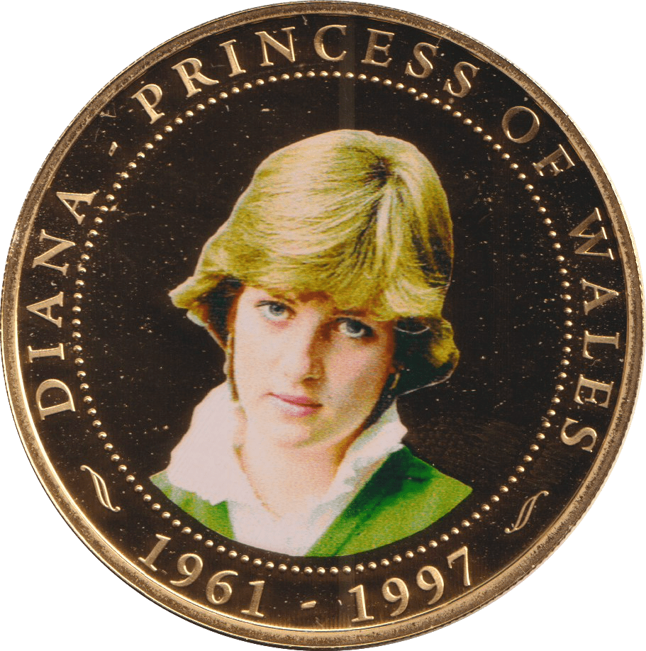 2007 ONE DOLLAR COOK ISLANDS PRINCESS DIANA - WORLD COINS - Cambridgeshire Coins