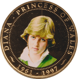 2007 ONE DOLLAR COOK ISLANDS PRINCESS DIANA - WORLD COINS - Cambridgeshire Coins