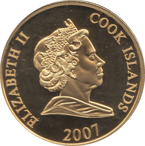 2007 ONE DOLLAR COOK ISLANDS - WORLD COINS - Cambridgeshire Coins