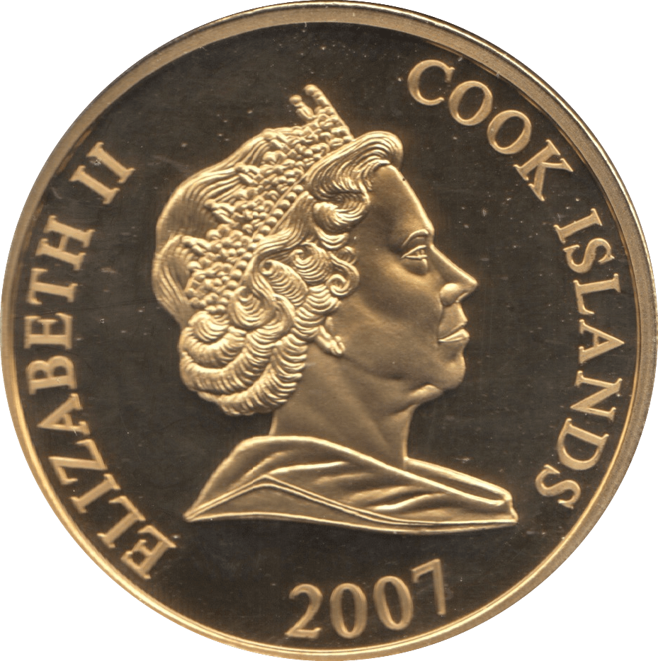 2007 ONE DOLLAR COOK ISLANDS - WORLD COINS - Cambridgeshire Coins