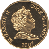 2007 ONE DOLLAR COOK ISLANDS - WORLD COINS - Cambridgeshire Coins