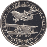 2007 ONE DOLLAR HISTORY OF THE RAF - VICKERS VALENTIA - 10 DOLLARS - Cambridgeshire Coins