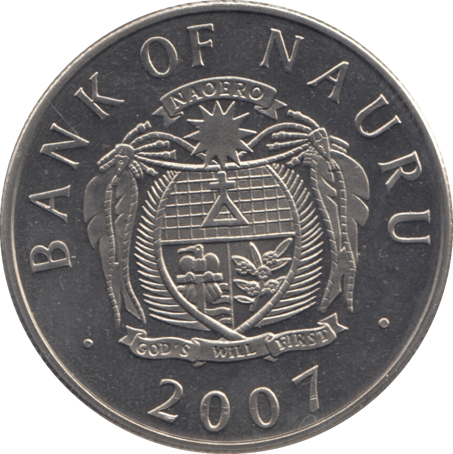 2007 ONE DOLLAR NAURU F329 - WORLD COINS - Cambridgeshire Coins