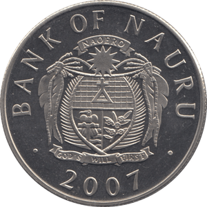 2007 ONE DOLLAR NAURU F432 - WORLD COINS - Cambridgeshire Coins