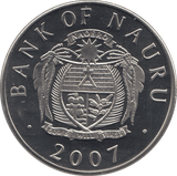 2007 ONE DOLLAR NAURU - WORLD COINS - Cambridgeshire Coins