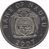 2007 ONE DOLLAR NAURU - WORLD COINS - Cambridgeshire Coins