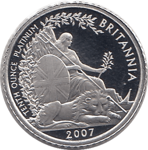 2007 PLATINUM £10 ( PROOF ) - Platinum Coins - Cambridgeshire Coins