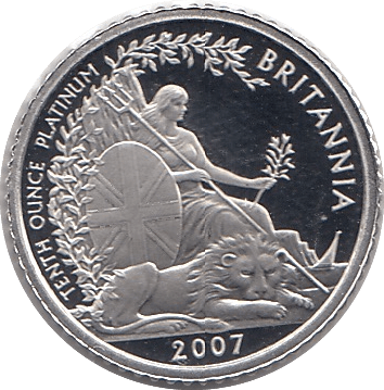 2007 PLATINUM £10 ( PROOF ) - Platinum Coins - Cambridgeshire Coins