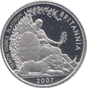 2007 PLATINUM PROOF BRITANNIA £10 - Platinum Coins - Cambridgeshire Coins