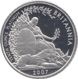 2007 PLATINUM PROOF BRITANNIA £10 - Platinum Coins - Cambridgeshire Coins