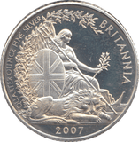 2007 QUARTER BRITANNIA 1/4 OZ FINE SILVER - SILVER BRITANNIA - Cambridgeshire Coins