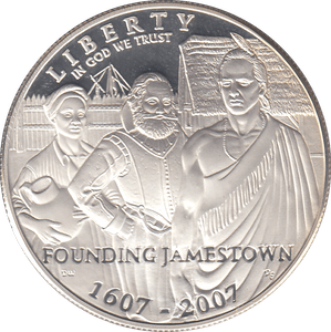 2007 SILVER 1 DOLLAR USA ( PROOF ) - SILVER WORLD COINS - Cambridgeshire Coins