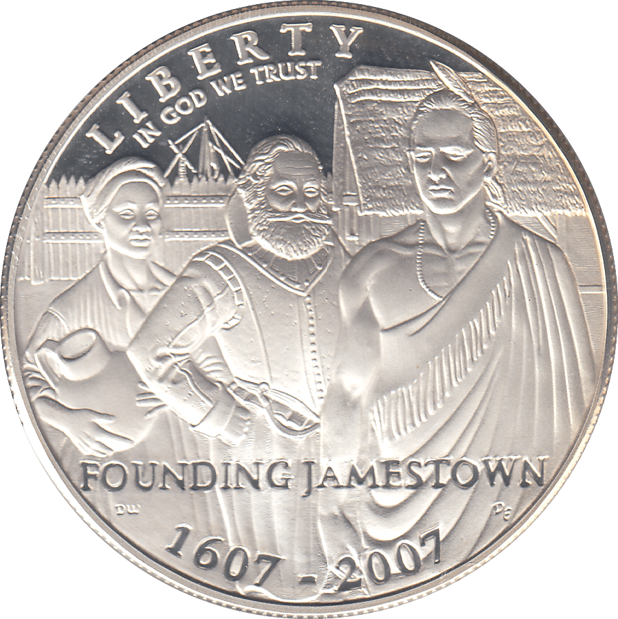 2007 SILVER 1 DOLLAR USA ( PROOF ) - SILVER WORLD COINS - Cambridgeshire Coins