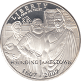 2007 SILVER 1 DOLLAR USA ( PROOF ) - SILVER WORLD COINS - Cambridgeshire Coins