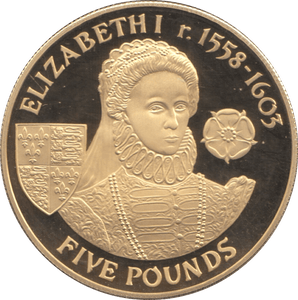 2007 SILVER ALDERNEY ELIZABETH FIRST FIVE POUNDS ( PROOF ) - SILVER WORLD COINS - Cambridgeshire Coins