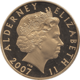 2007 SILVER ALDERNEY HENRY VIII FIVE POUNDS ( PROOF ) - SILVER WORLD COINS - Cambridgeshire Coins