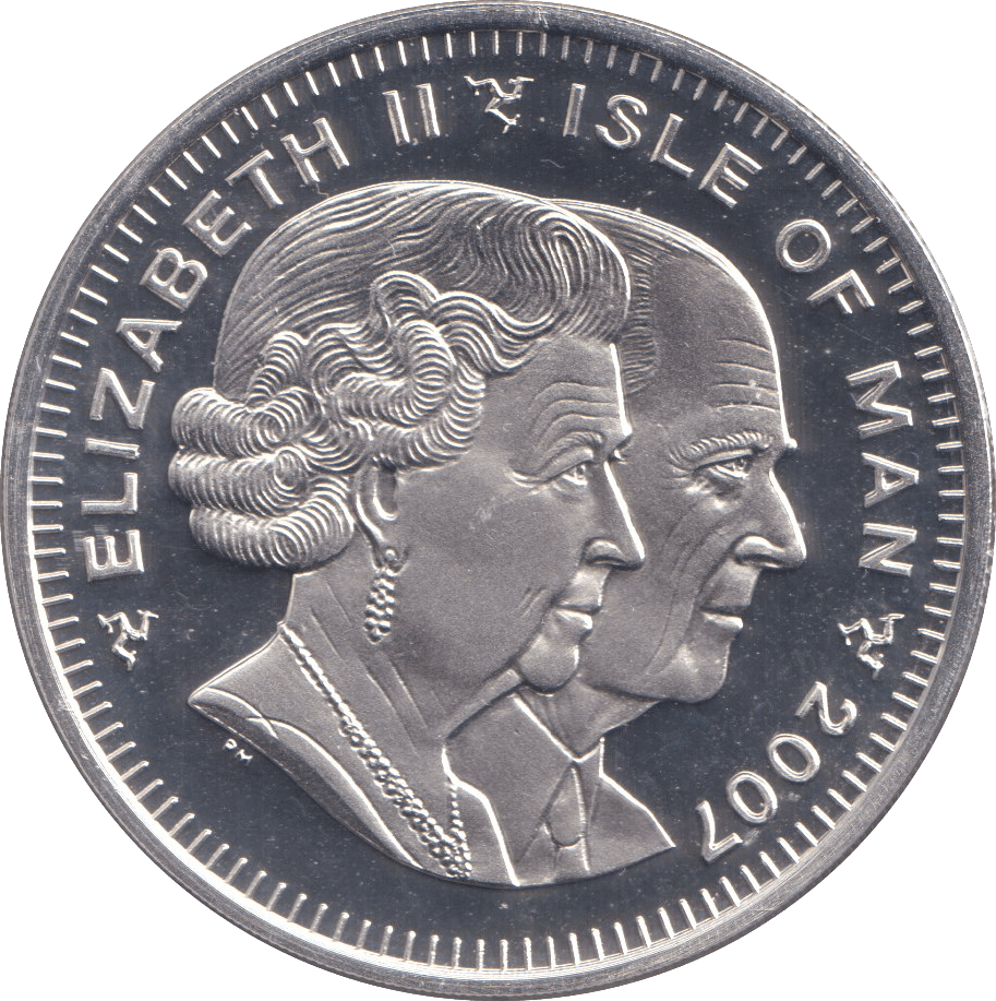 2007 SILVER CROWN ROYAL WEDDING - SILVER WORLD COINS - Cambridgeshire Coins