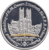 2007 SILVER CROWN WESTMINSTER ABBEY - SILVER WORLD COINS - Cambridgeshire Coins