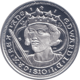2007 SILVER PROOF 10 DOLLAR EDWARD I - SILVER WORLD COINS - Cambridgeshire Coins