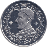 2007 SILVER PROOF 10 DOLLAR HENRY V - SILVER WORLD COINS - Cambridgeshire Coins