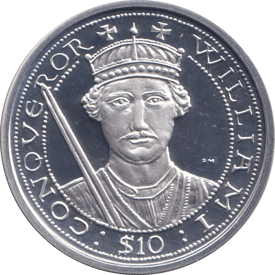 2007 SILVER PROOF 10 DOLLAR WILLIAM I - SILVER WORLD COINS - Cambridgeshire Coins