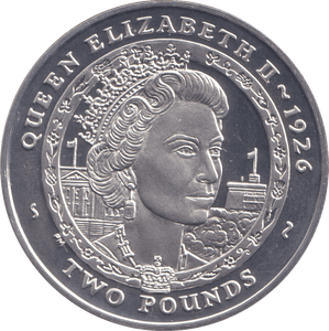 2007 SILVER PROOF £2 SOUTH GEORGIA & SOUTH SANDWICH ISLAND - SILVER WORLD COINS - Cambridgeshire Coins