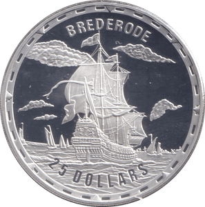 2007 SILVER PROOF 25 DOLLAR BREDERODE SOLOMON ISLANDS - SILVER WORLD COINS - Cambridgeshire Coins