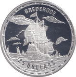 2007 SILVER PROOF 25 DOLLAR BREDERODE SOLOMON ISLANDS - SILVER WORLD COINS - Cambridgeshire Coins