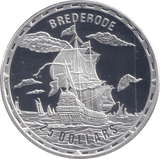 2007 SILVER PROOF 25 DOLLAR BREDERODE - SILVER WORLD COINS - Cambridgeshire Coins