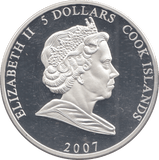 2007 SILVER PROOF 5 DOLLARS 60 YEAR ANNIVERSARY ELIZABETH AND PHILIP - Silver Proof - Cambridgeshire Coins