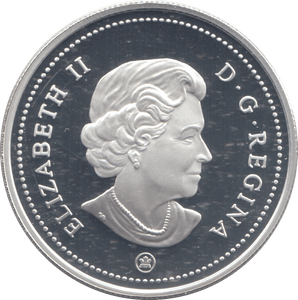 2007 SILVER PROOF CANADIAN DOLLAR - SILVER WORLD COINS - Cambridgeshire Coins