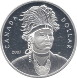 2007 SILVER PROOF CANADIAN DOLLAR - SILVER WORLD COINS - Cambridgeshire Coins