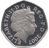 2007 SILVER PROOF FIFTY PENCE SCOUTS GREAT BRITAIN - SILVER WORLD COINS - Cambridgeshire Coins