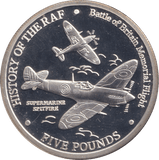 2007 SILVER PROOF FIVE POUNDS GIBRALTAR - SILVER WORLD COINS - Cambridgeshire Coins