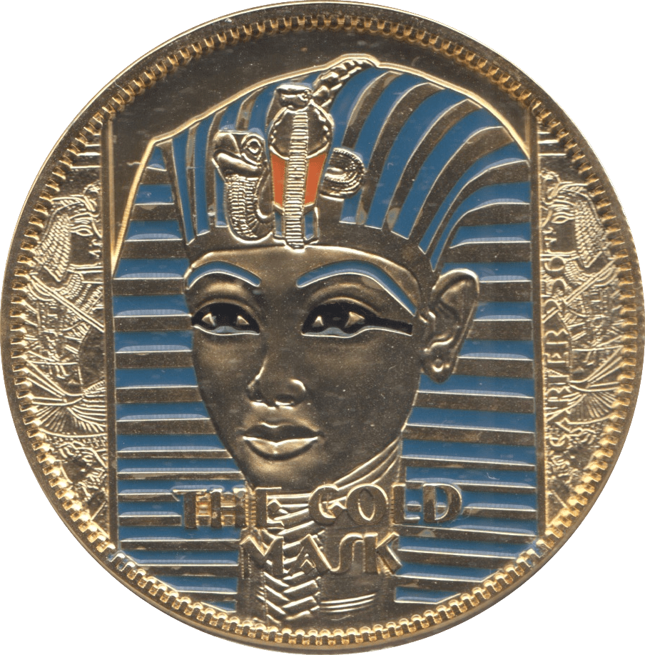 2007 SILVER PROOF GOLD PLATED THE TREASURES OF TUTANKHAMUN MEDALLION - Silver Proof - Cambridgeshire Coins