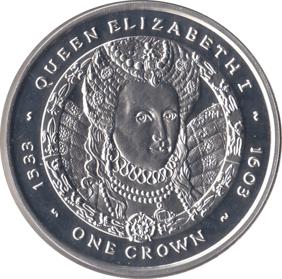 2007 SILVER PROOF ONE CROWN FALKLAND ISLANDS - SILVER WORLD COINS - Cambridgeshire Coins