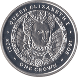 2007 SILVER PROOF ONE CROWN FALKLAND ISLANDS - SILVER WORLD COINS - Cambridgeshire Coins