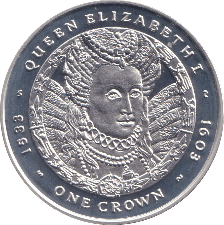 2007 SILVER PROOF ONE CROWN FALKLAND ISLANDS - SILVER WORLD COINS - Cambridgeshire Coins