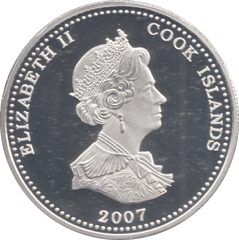 2007 SILVER PROOF ONE CROWN ISLE OF MAN - SILVER WORLD COINS - Cambridgeshire Coins