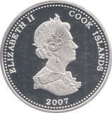 2007 SILVER PROOF ONE CROWN ISLE OF MAN - SILVER WORLD COINS - Cambridgeshire Coins