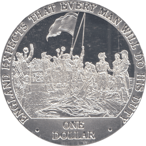 2007 SILVER PROOF ONE DOLLAR COOK ISLANDS - SILVER WORLD COINS - Cambridgeshire Coins