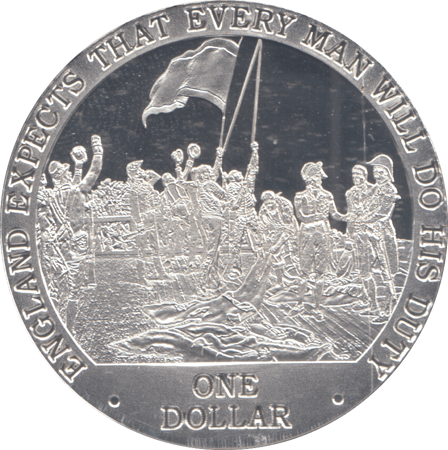 2007 SILVER PROOF ONE DOLLAR COOK ISLANDS - SILVER WORLD COINS - Cambridgeshire Coins
