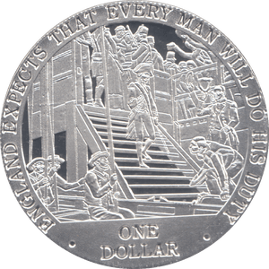 2007 SILVER PROOF ONE DOLLAR COOK ISLANDS - SILVER WORLD COINS - Cambridgeshire Coins