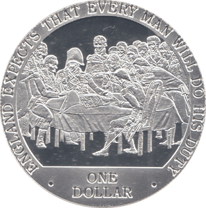 2007 SILVER PROOF ONE DOLLAR COOK ISLANDS - SILVER WORLD COINS - Cambridgeshire Coins