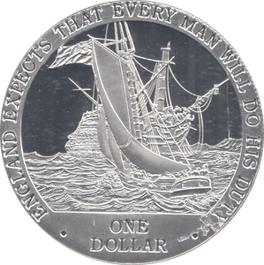 2007 SILVER PROOF ONE DOLLAR COOK ISLANDS - SILVER WORLD COINS - Cambridgeshire Coins