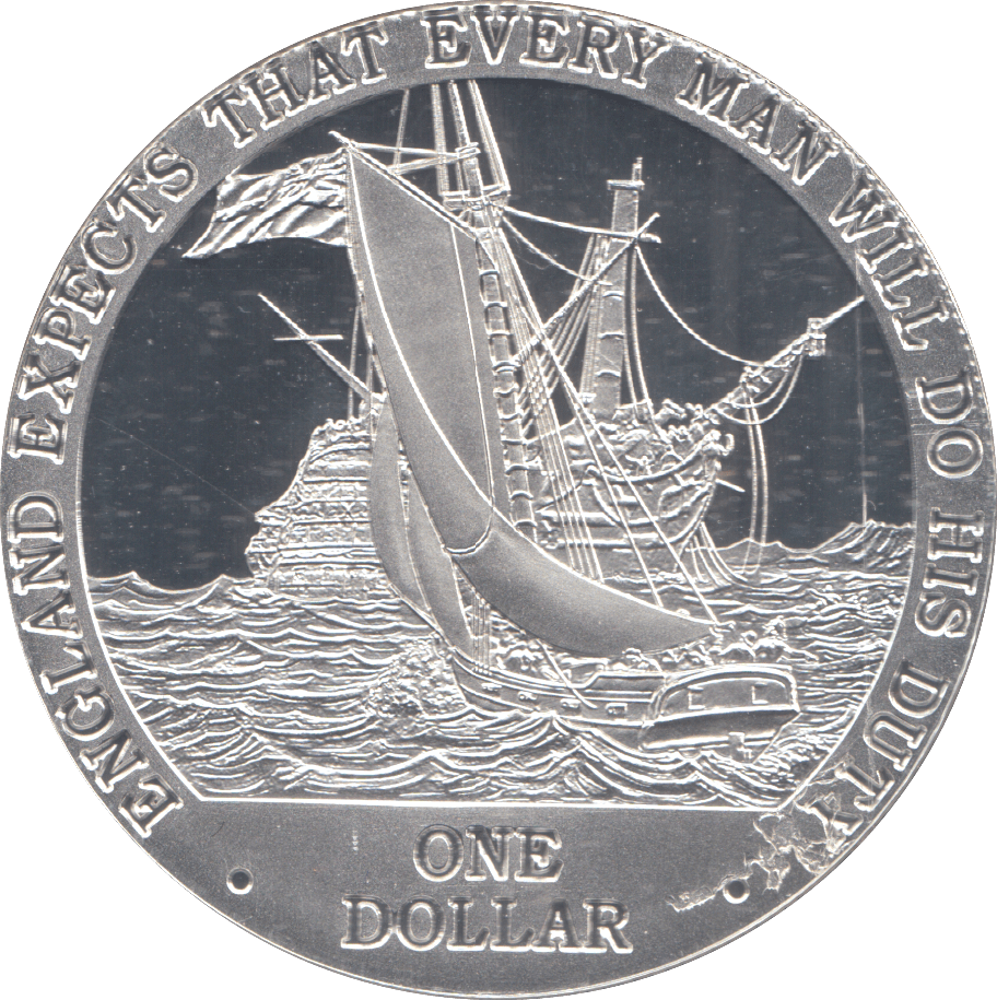 2007 SILVER PROOF ONE DOLLAR COOK ISLANDS - SILVER WORLD COINS - Cambridgeshire Coins
