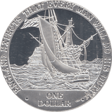 2007 SILVER PROOF ONE DOLLAR COOK ISLANDS - SILVER WORLD COINS - Cambridgeshire Coins